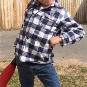 Boys’ Plaid Fleece-lined Jacket